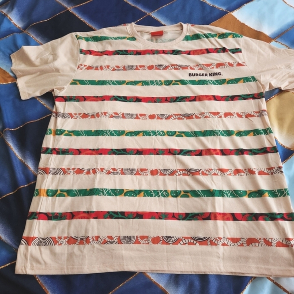 Burger King Million Dollar Whooper World Toppings Men's Shirt Size Xxxl